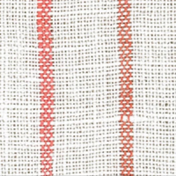 Flax Desings Linen Dress 3G Open Dress Papaya Stripe Sz. 22-24 - Picture 11 of 11